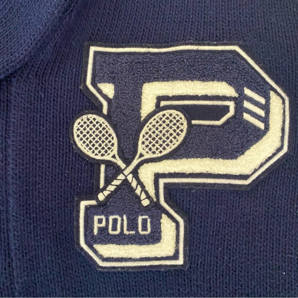 Polo Ralph Lauren US Open Cotton Cardigan RARE Sweater - Picture 6 of 16